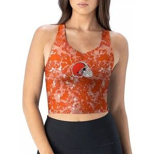 Certo Women's Cleveland Browns Orange Ottoman Tank Top Size Small‎
